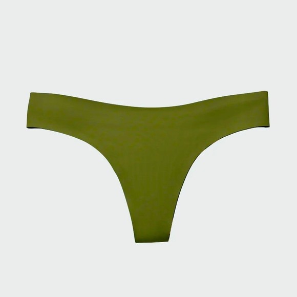 NWT EBY Women's XL Thong 4 Pack Olive Fallen Rock Nude Dune Seamless Underwear - Picture 2 of 14